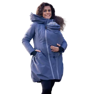 Angel Wings Babywearing Winter Coat Pewter Grey