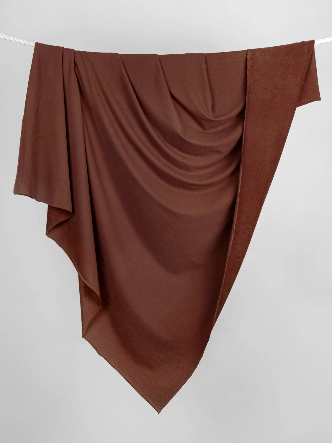 Bamboo Cotton Stretch Fleece - Sienna