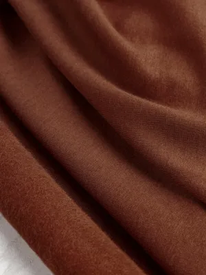 Bamboo Cotton Stretch Fleece - Sienna