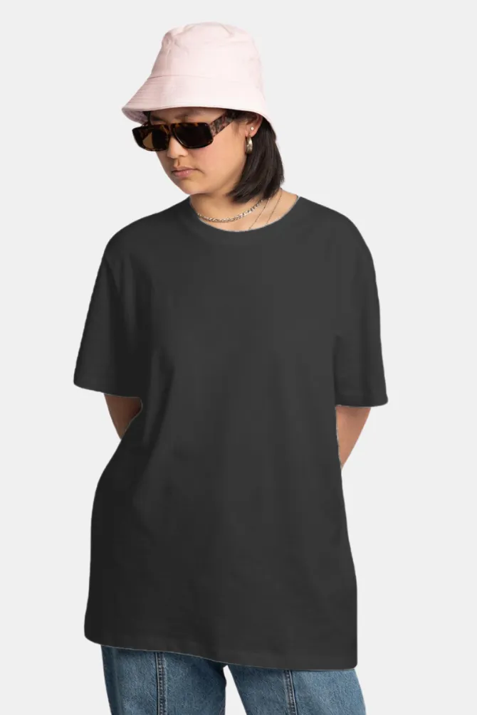 Black Oversized T-shirt for women