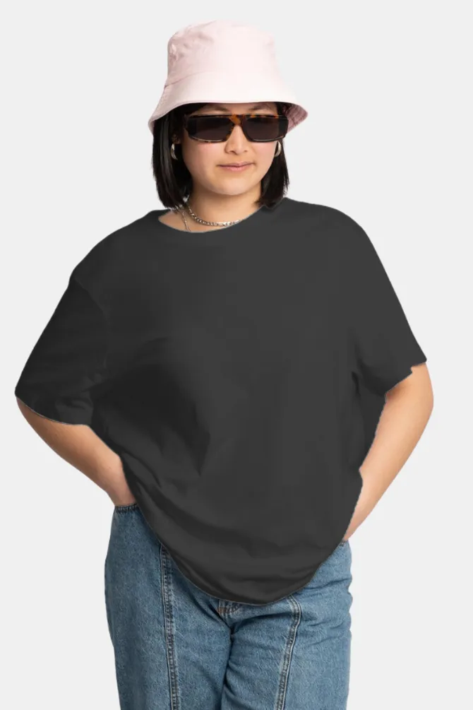 Black Oversized T-shirt for women