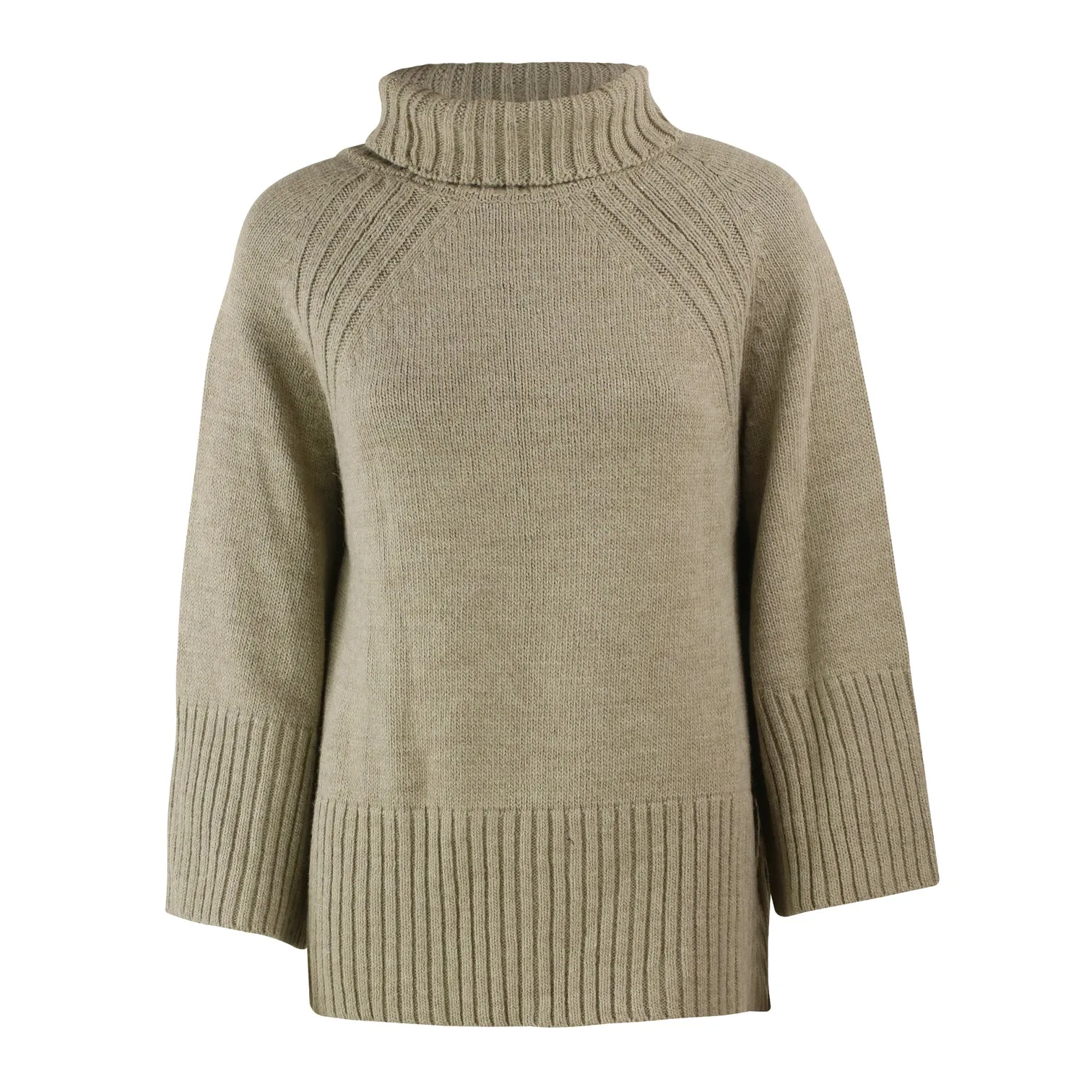 Cobblestone GIANNA MOCK NECK BELL SLEEVE SWEATER