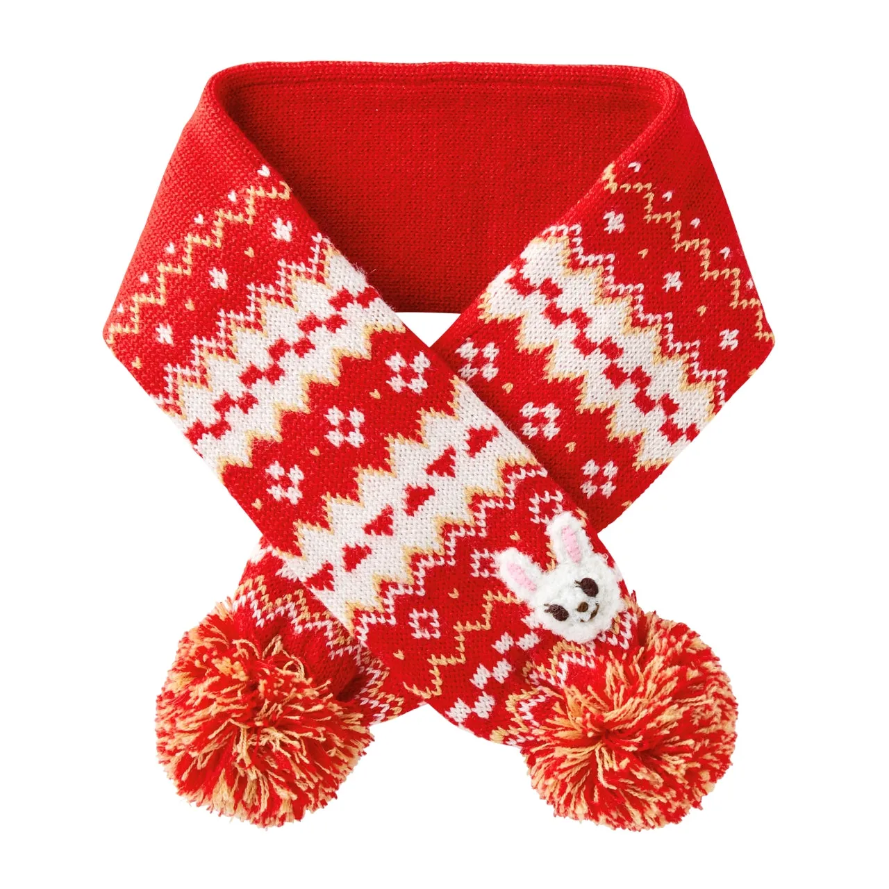 Confetti Pom-Pom Scarf-Usako