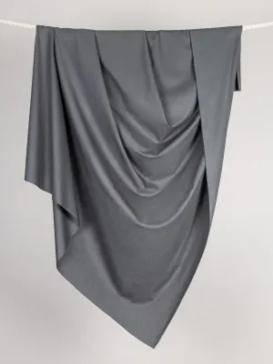 Core Collection Lightweight Silky Cotton Poplin - Basalt Grey - Swatch