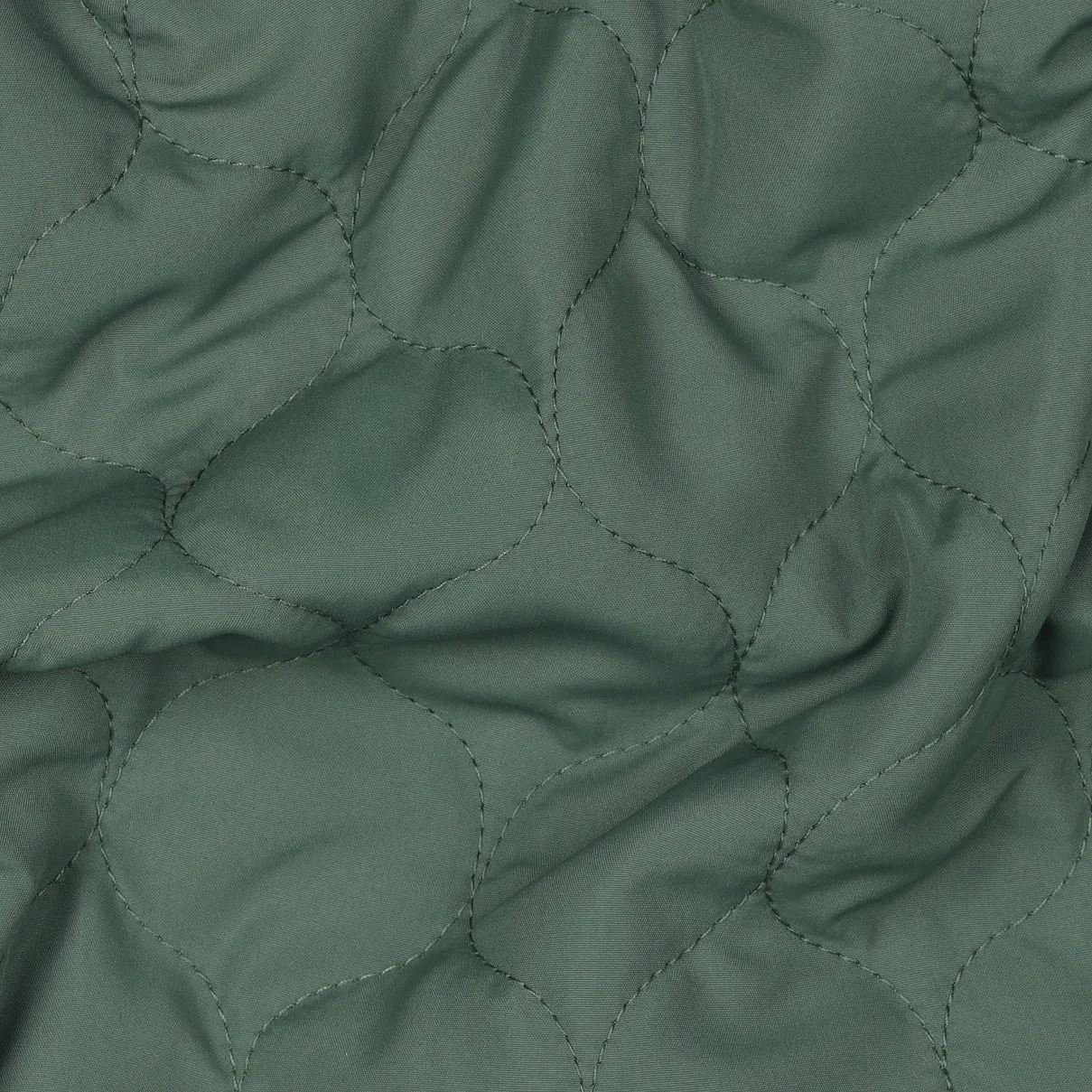 Cosy Quilted Coating Fabric in Green