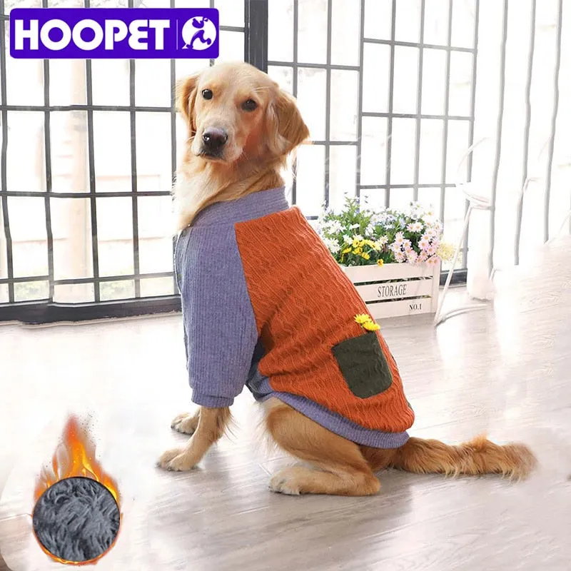 Cozy and Stylish: Dog Clothes Warm Sweater Jackets for Small and Big Dogs