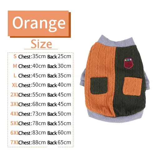 Cozy and Stylish: Dog Clothes Warm Sweater Jackets for Small and Big Dogs