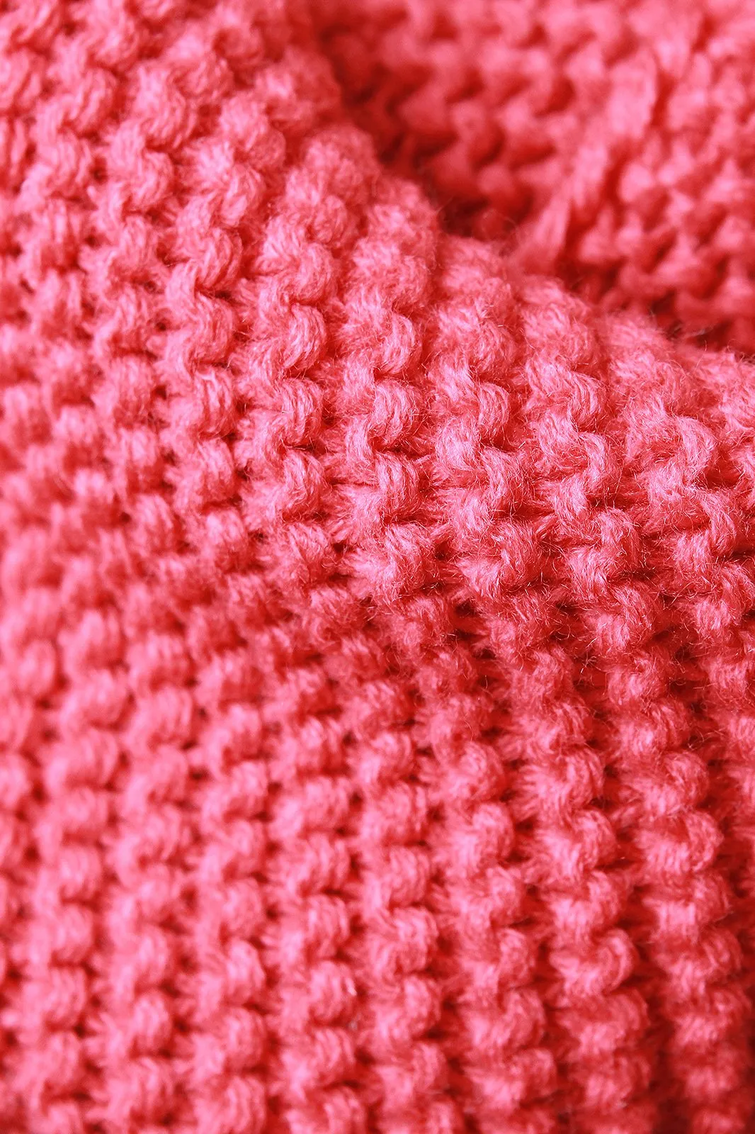 Cozy Simple Knit Circle Scarf