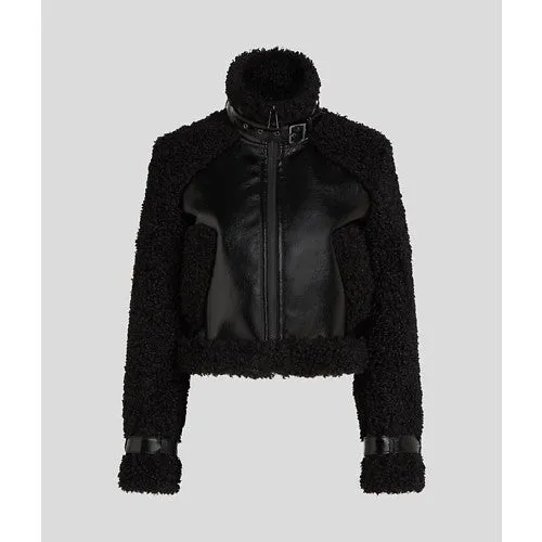 FAUX SHEARLING JACKET