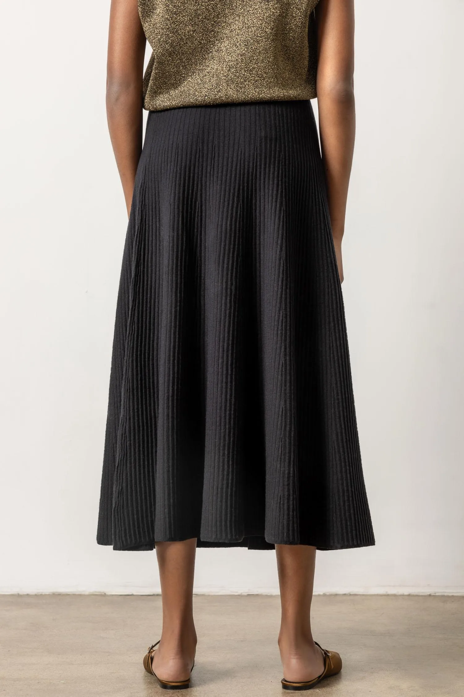 Flared Sweater Skirt