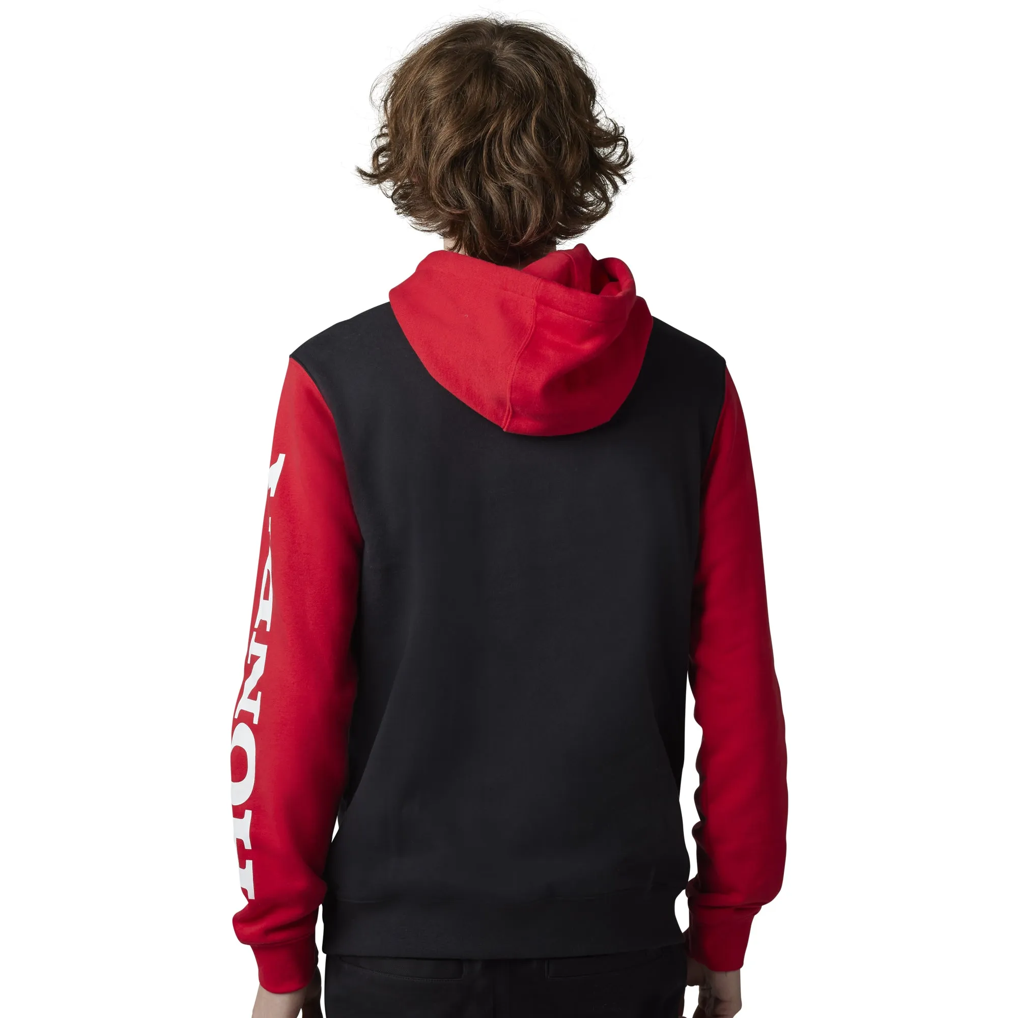 Fox Racing  Mens Honda Pullover Hoodie Sweatshirt Comfortable Warmth Flame Red