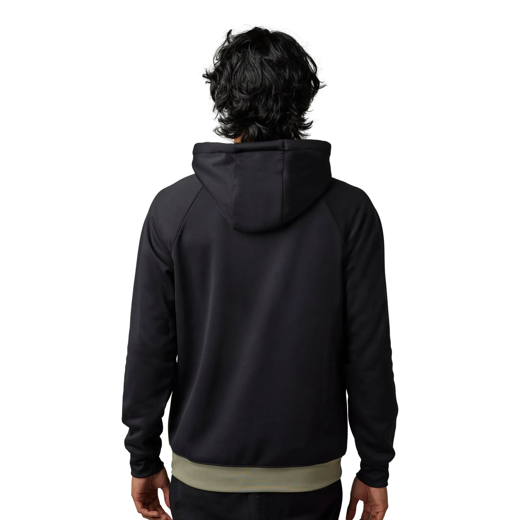 Fox Racing  Mens Shield Pullover Hoodie Sweatshirt Kanga-Style Pockets Soft Adobe