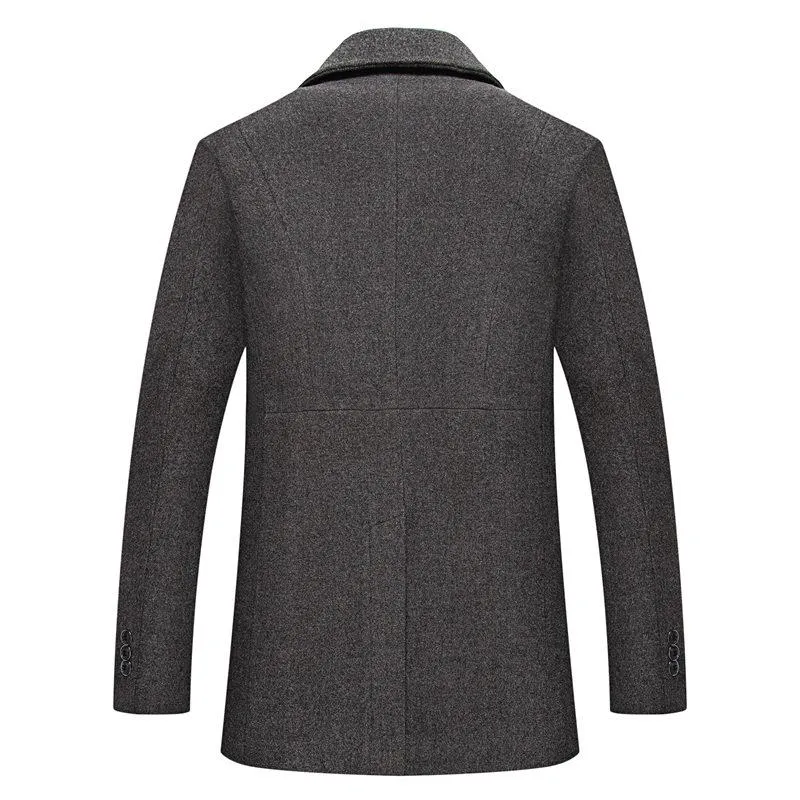 Gentlemen Scarf Premium Wool Coat