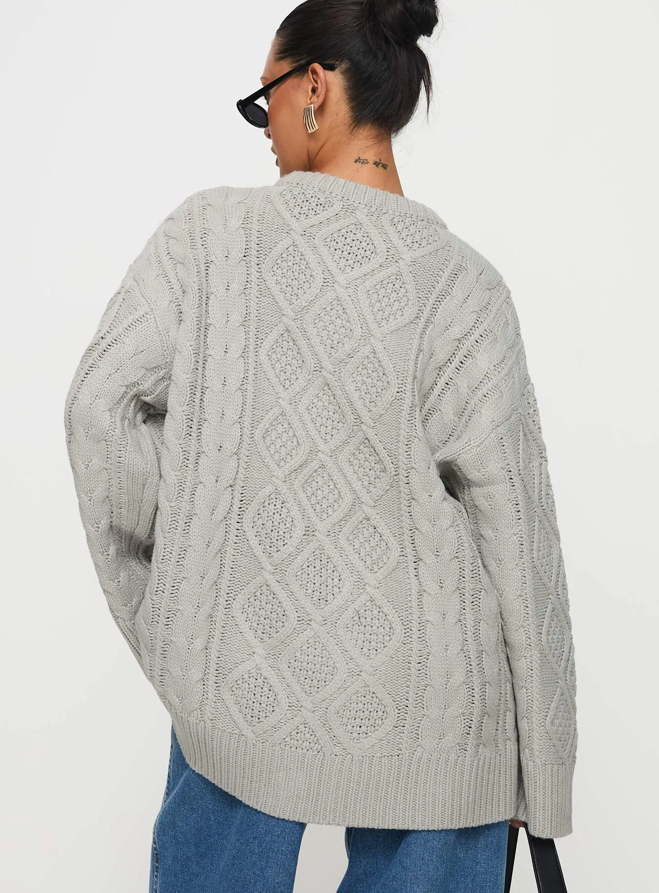 Gigi Knit Sweater Cloud