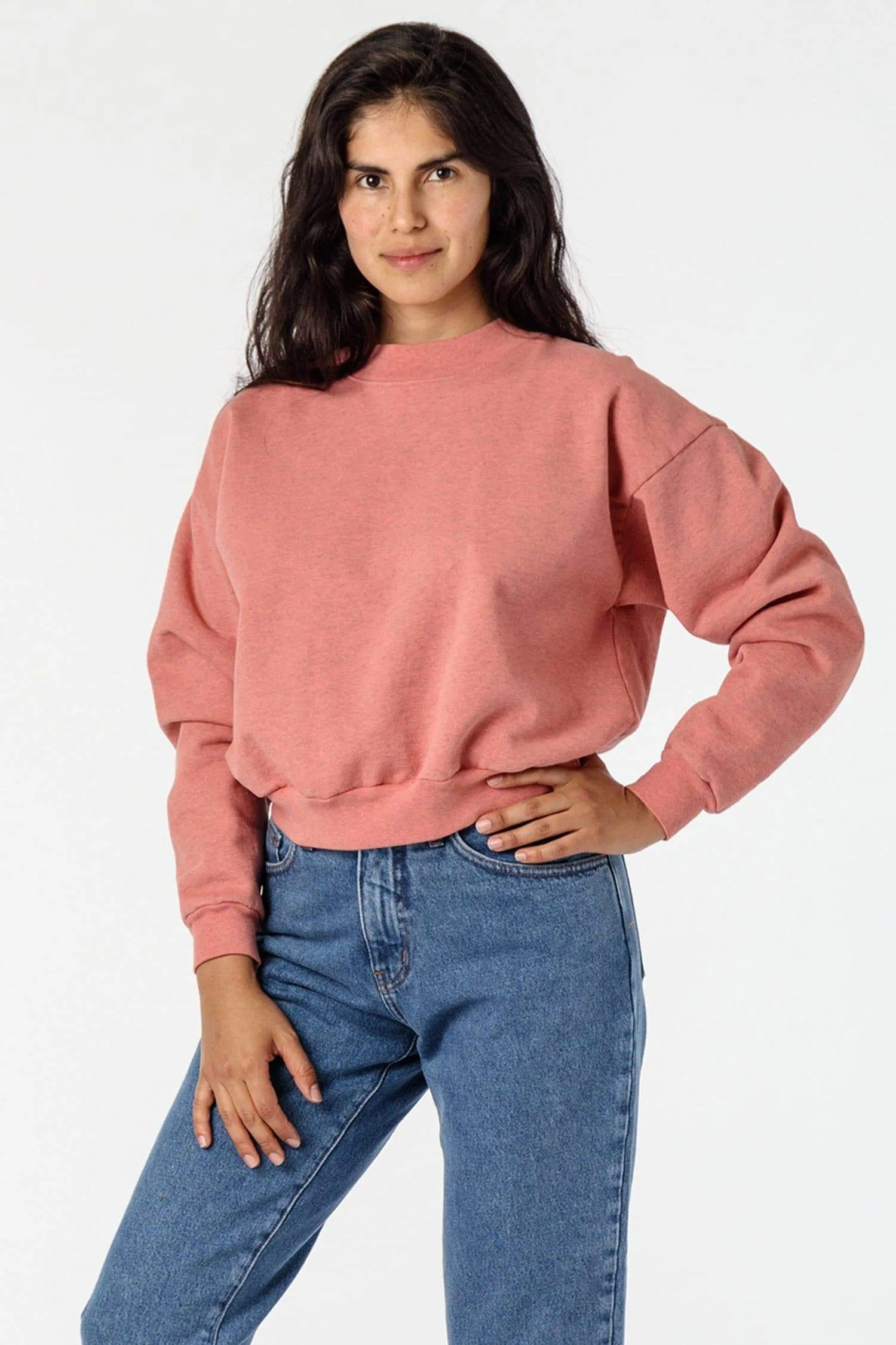 HF06 - Heavy Fleece Cropped Sweater (Garment Dye)