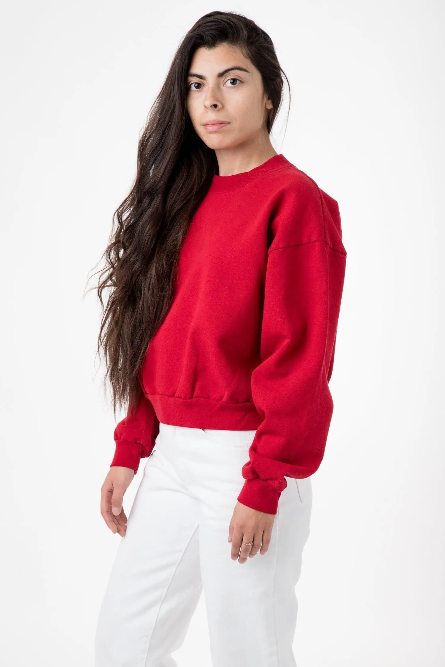 HF06 - Heavy Fleece Cropped Sweater (Garment Dye)