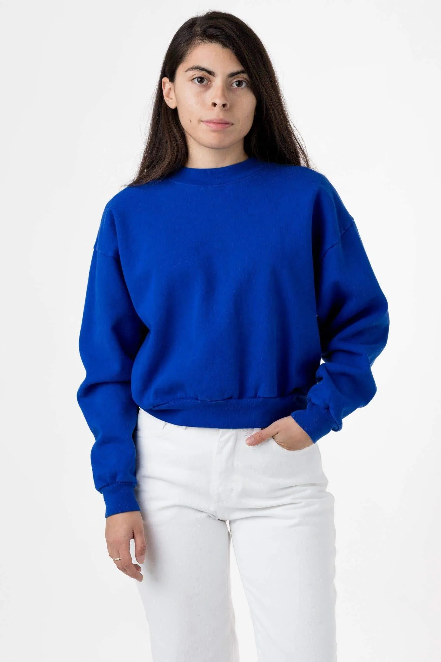 HF06 - Heavy Fleece Cropped Sweater (Garment Dye)