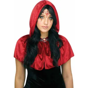 Hooded Capelet Kit In Red