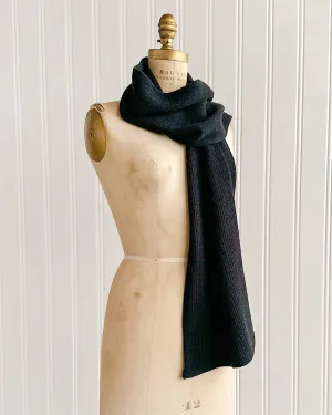 Ilford Black Knit Scarf