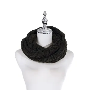 Knit Snood Olive Green