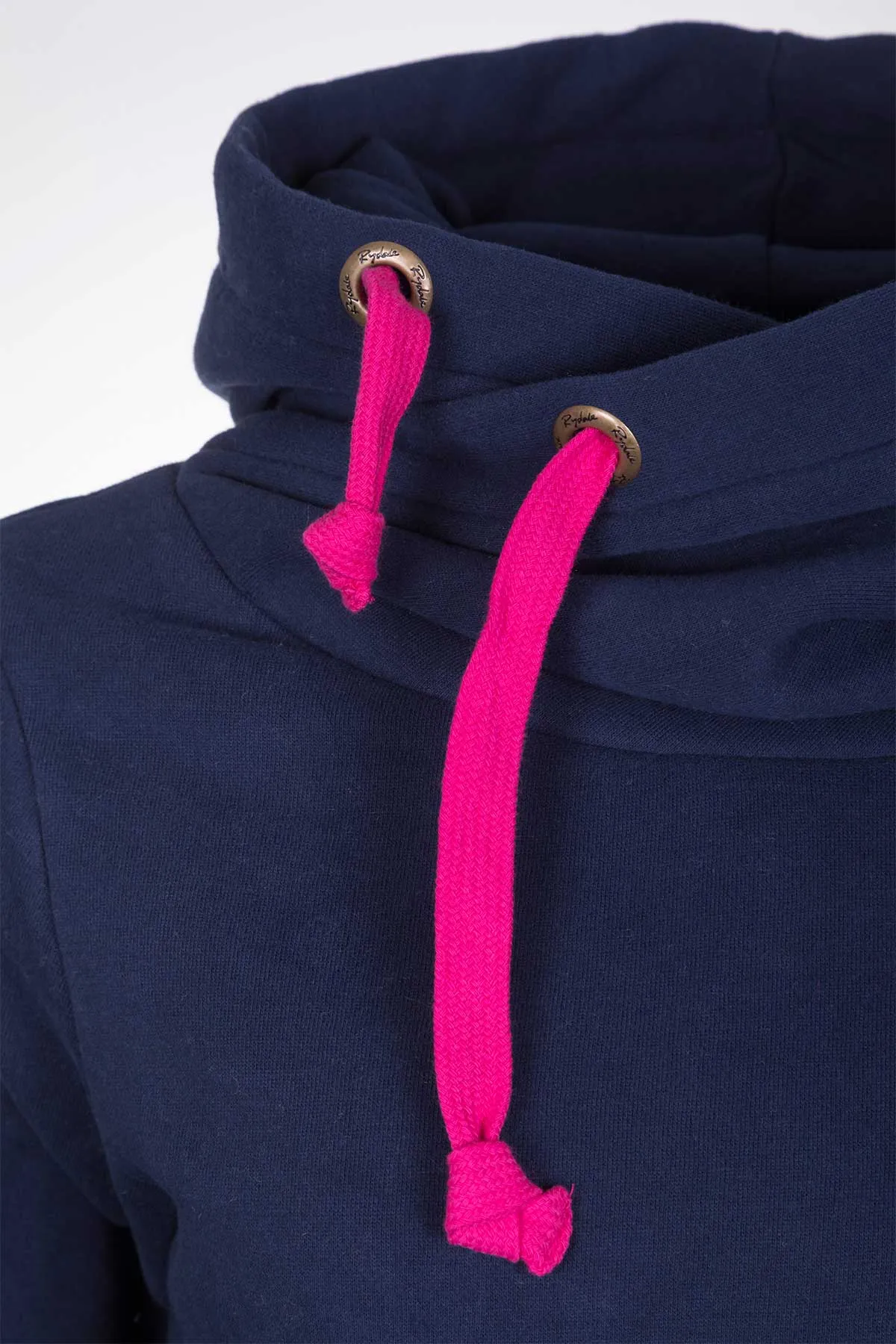 Ladies Cross Neck Hoody