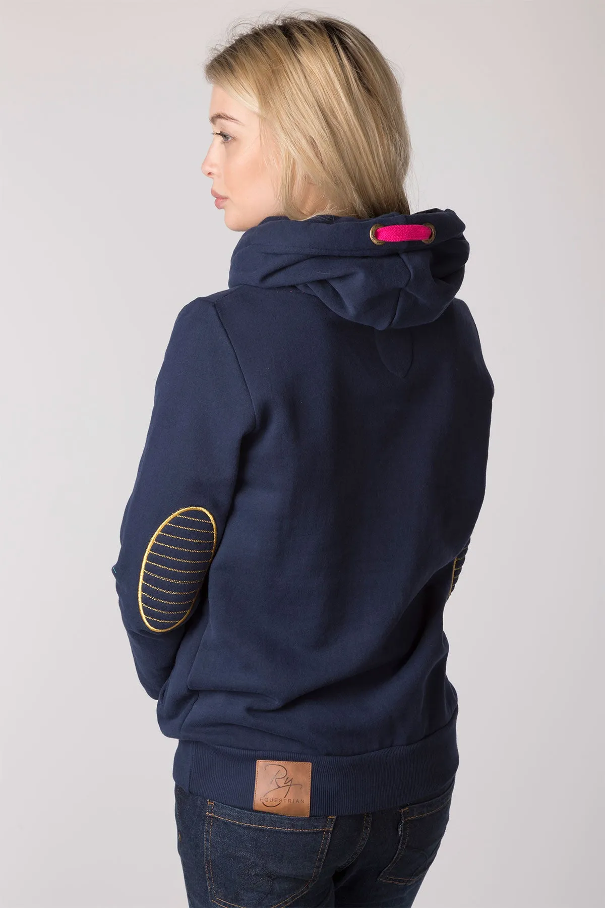 Ladies Cross Neck Hoody