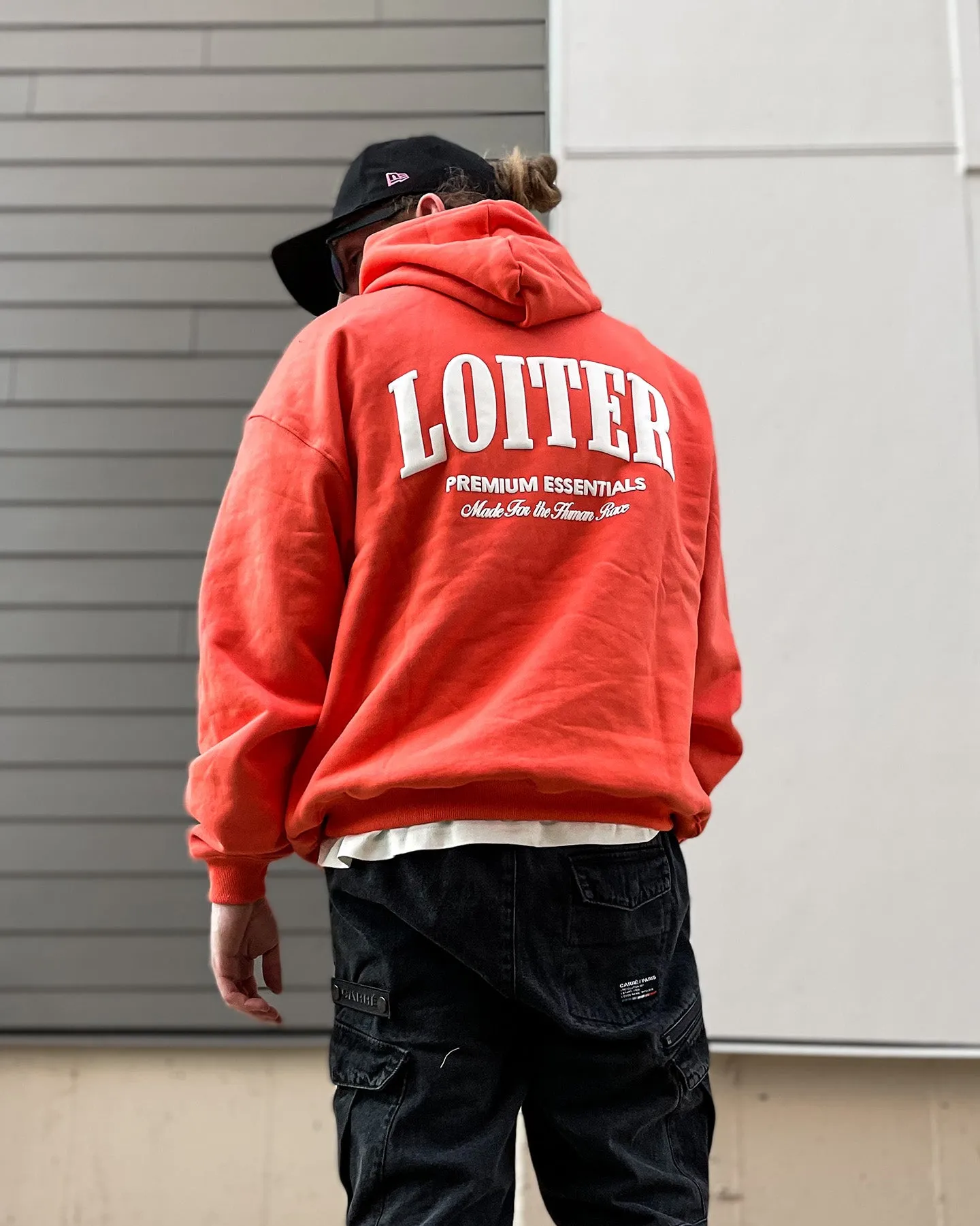 Loiter Premium Hoodie Coral