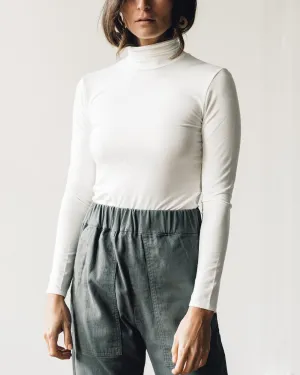 Micaela Greg Jersey Turtleneck, Cream