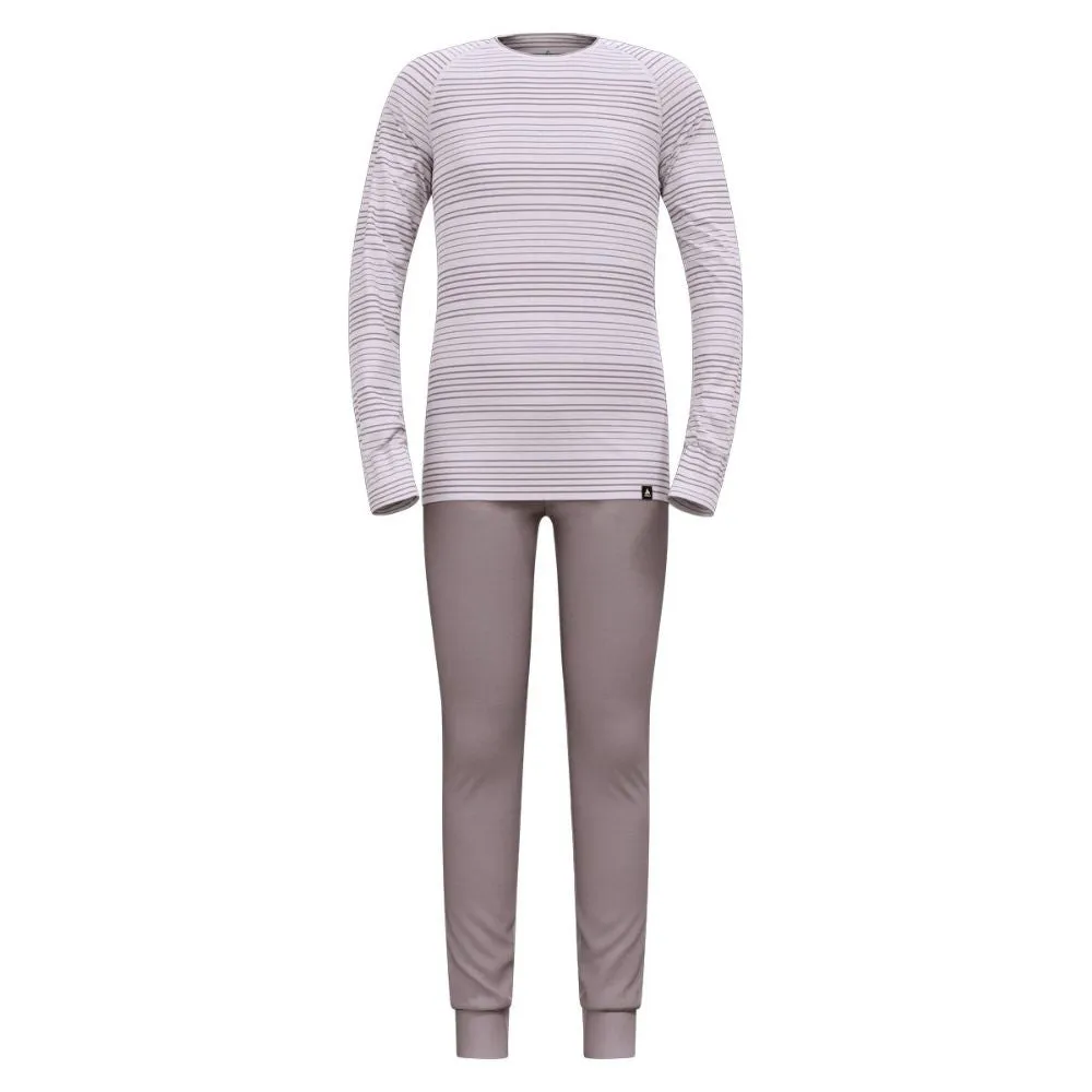 Odlo Kids Thermal Base Layer Set - Misty Lilac/Grey