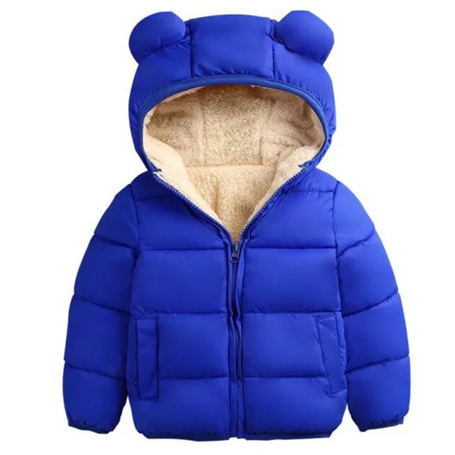 Padded Bear Jacket, Size 18M-6Yrs