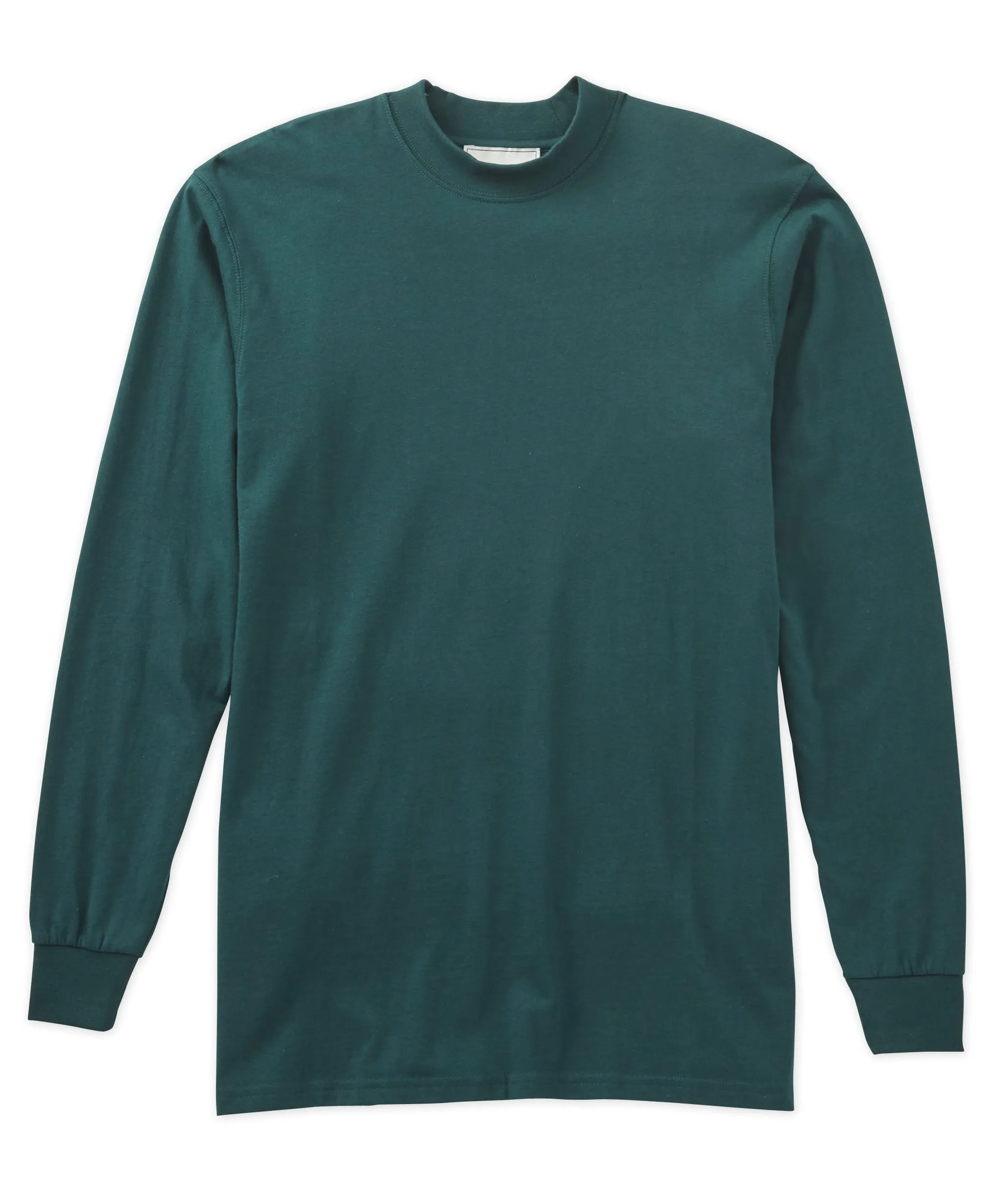 Pima Cotton Mock Neck Pullover