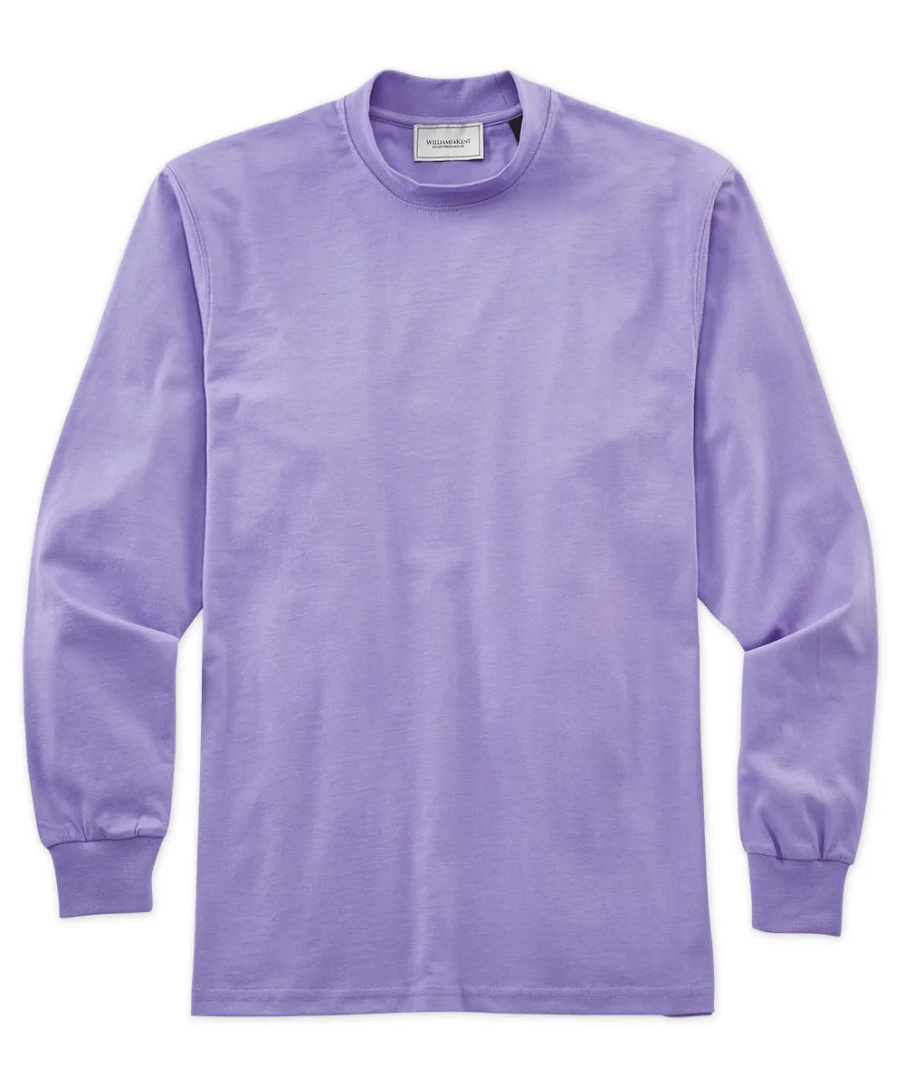 Pima Cotton Mock Neck Pullover