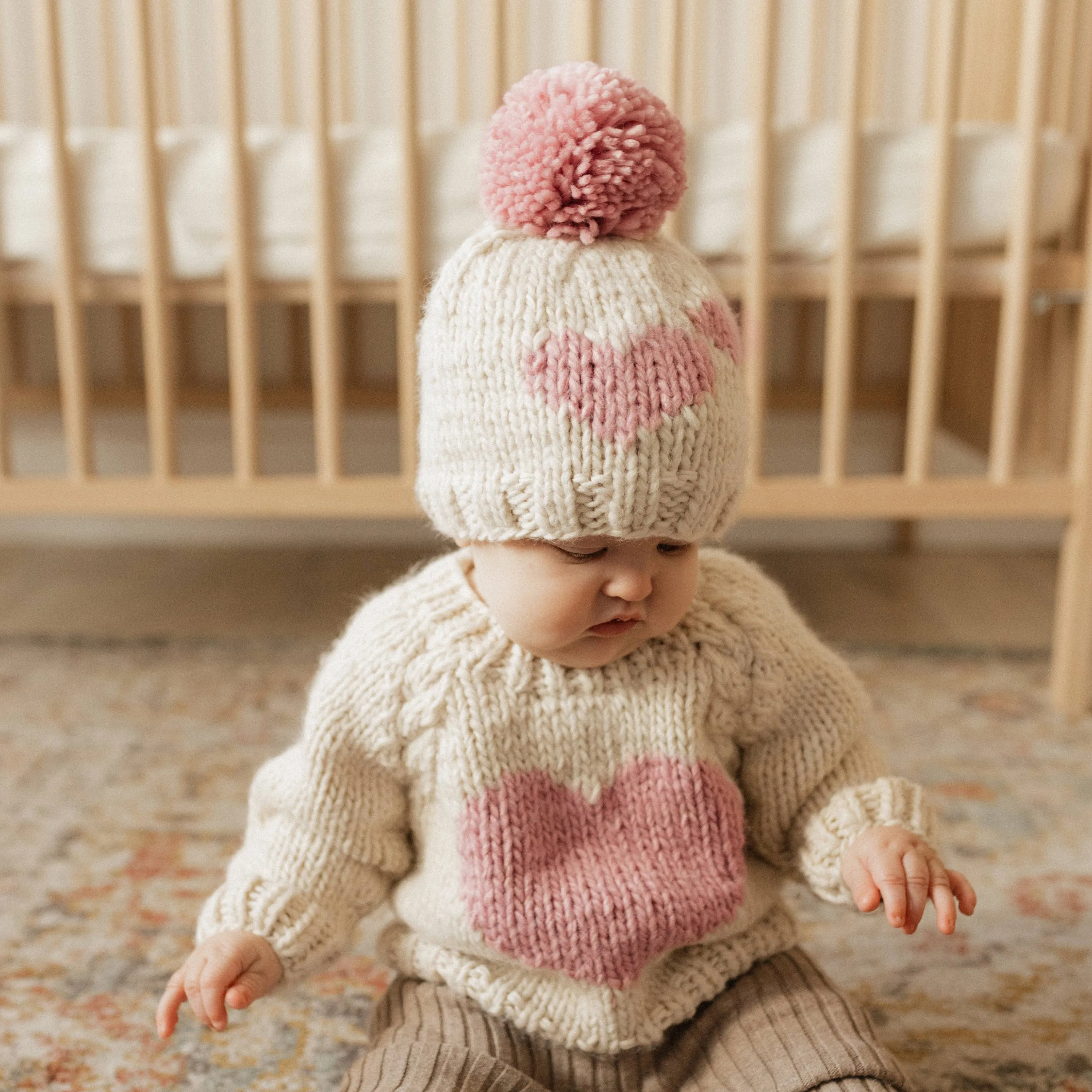 Sweetheart Crew Neck Sweater Baby & Toddler