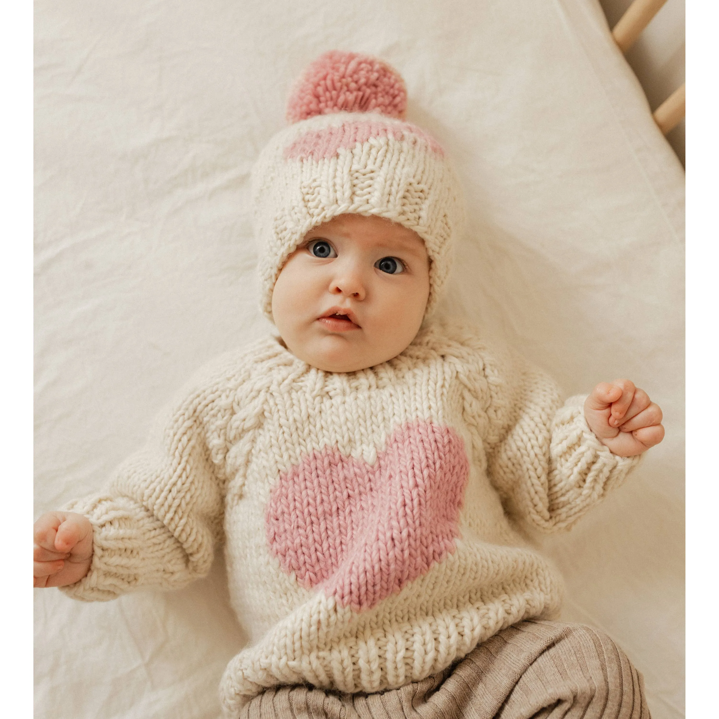 Sweetheart Crew Neck Sweater Baby & Toddler