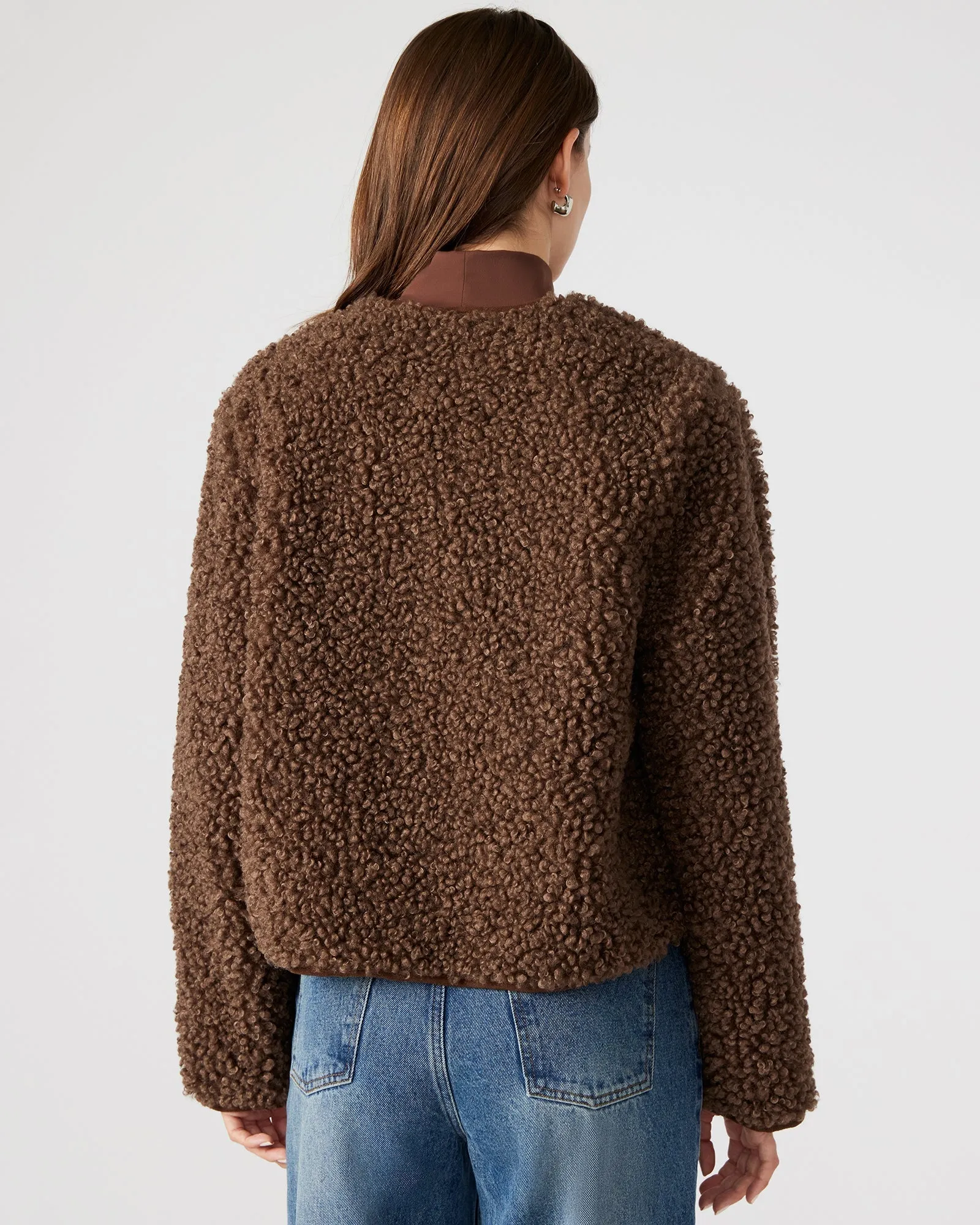 TEDDY JACKET BROWN