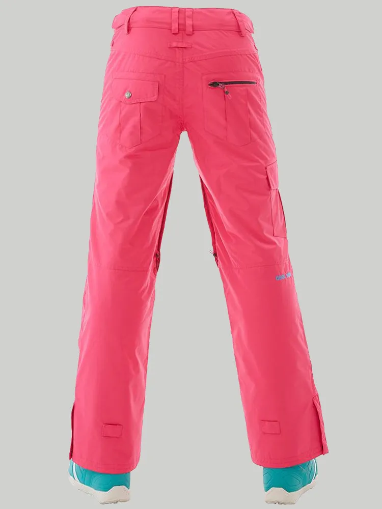 Thermal Warm High Waterproof Windproof Pink Ski Pants Snow Pants