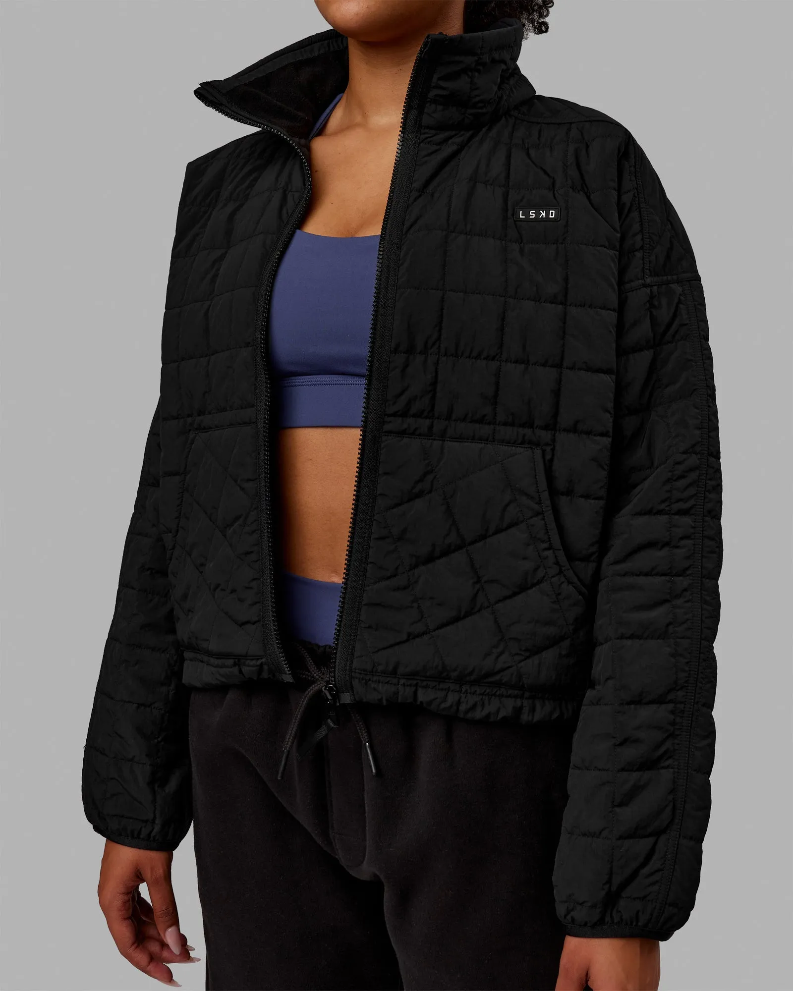 Thrive Packable Jacket - Black