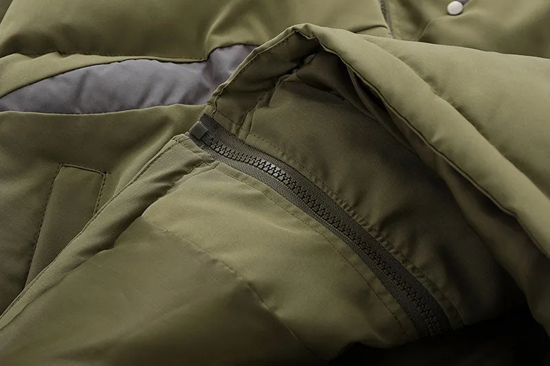 'Torn' Elemental Down Puffer Jacket