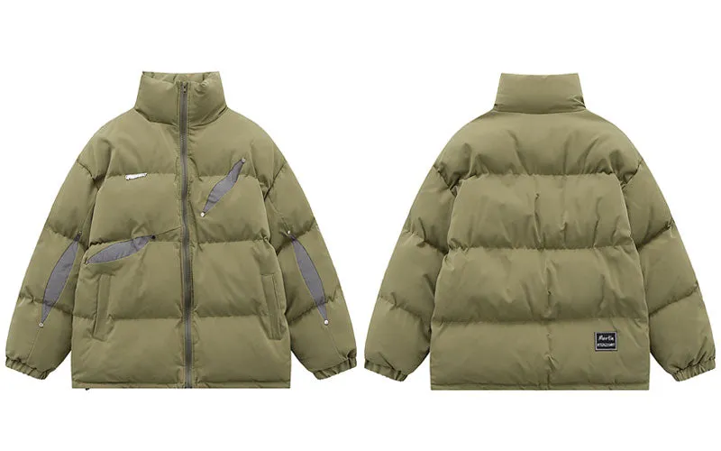 'Torn' Elemental Down Puffer Jacket