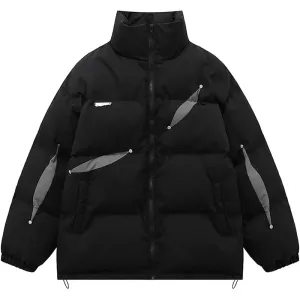 'Torn' Elemental Down Puffer Jacket