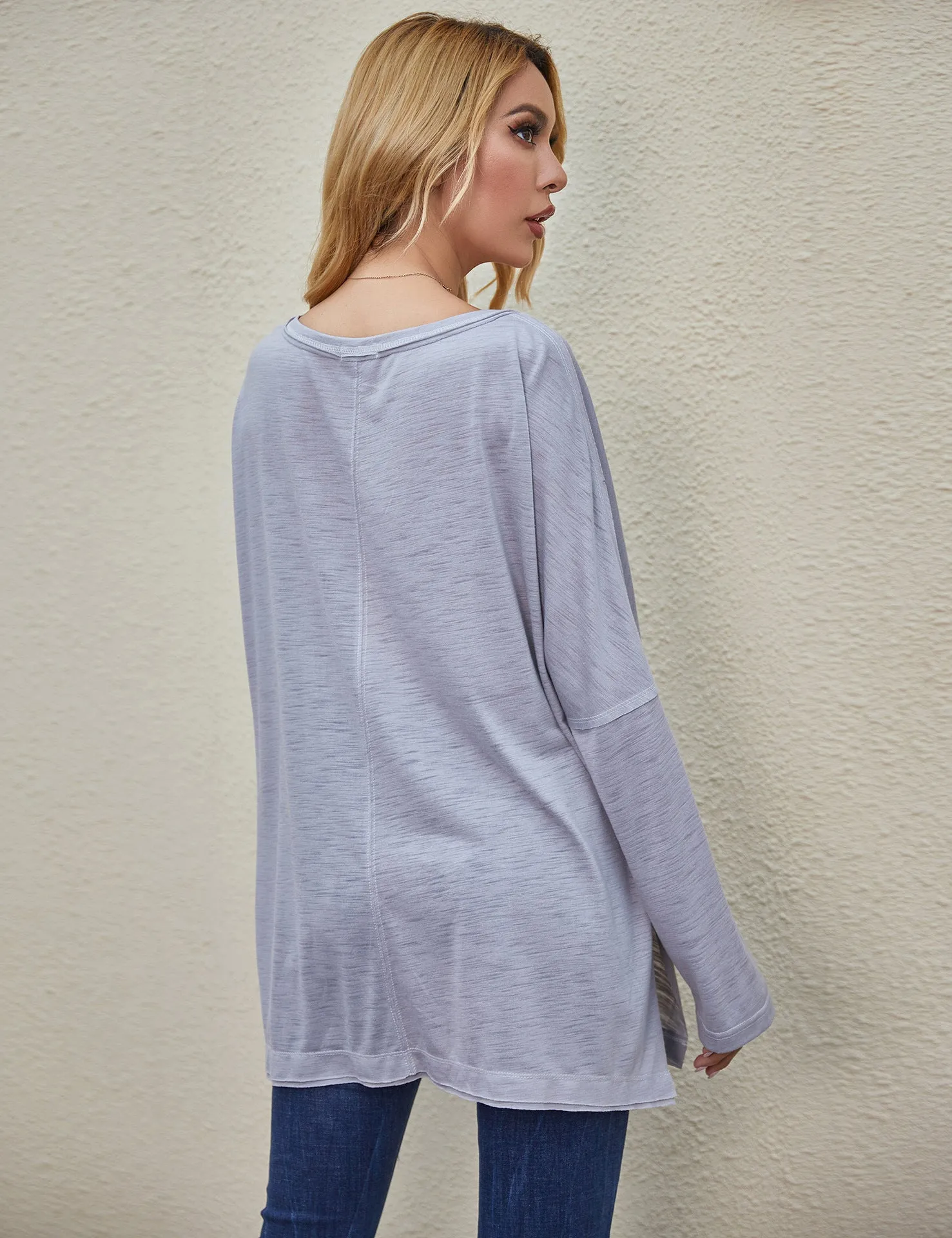 V-Neck Long Sleeve Tee