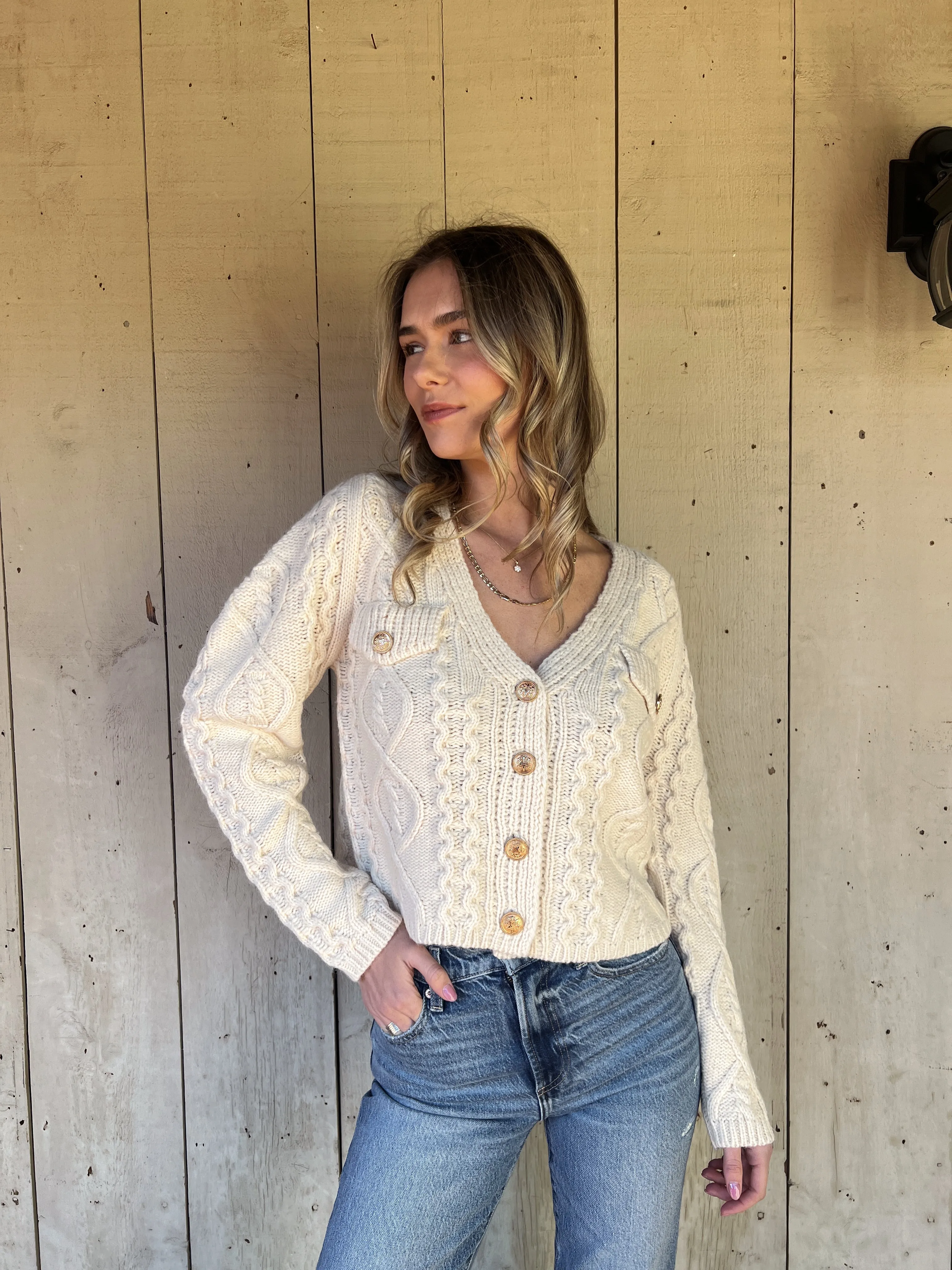 Vea Cardi Ivory