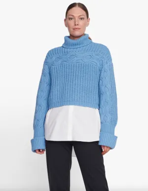 Vernacular Sweater - French Blue