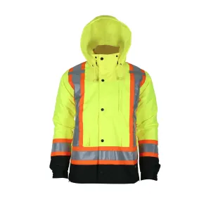 Viking Handyman® 6328J 7-in-1 Waterproof Jacket - CSA Z96-15 Class 2/3, Hi-Vis Reversible Vest, Heavy-Duty -30°C Protection | Sizes S-4XL