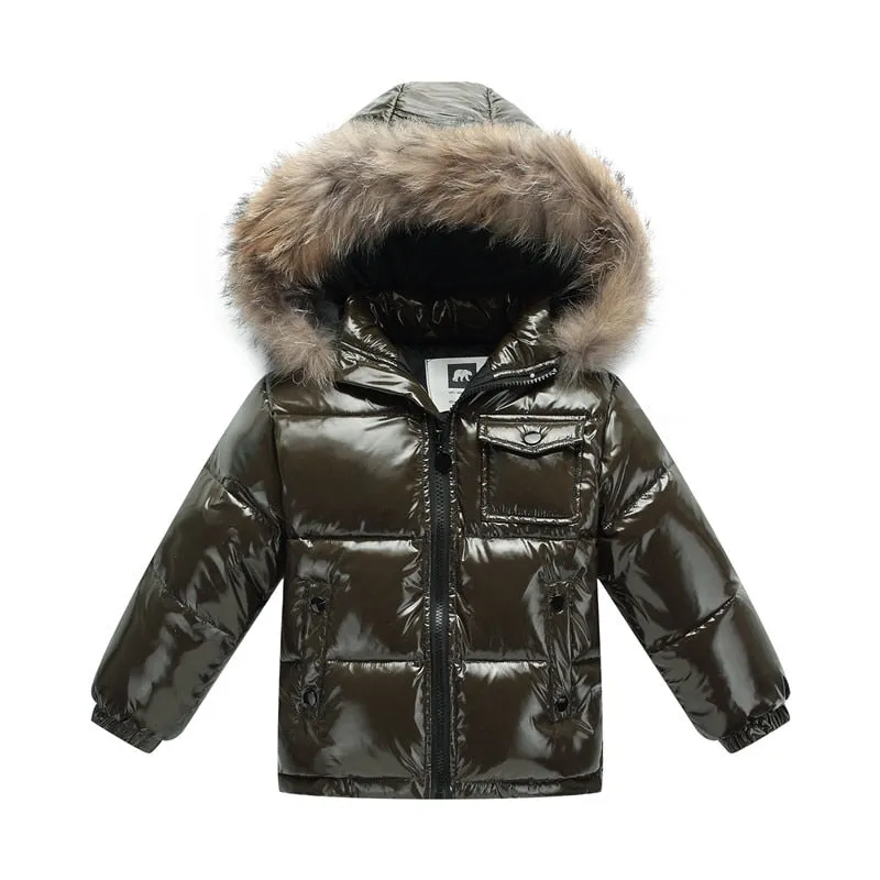 Winter jacket parka for boys coats girls jackets children's clothing snow wear kids outerwear toddler boy clothes