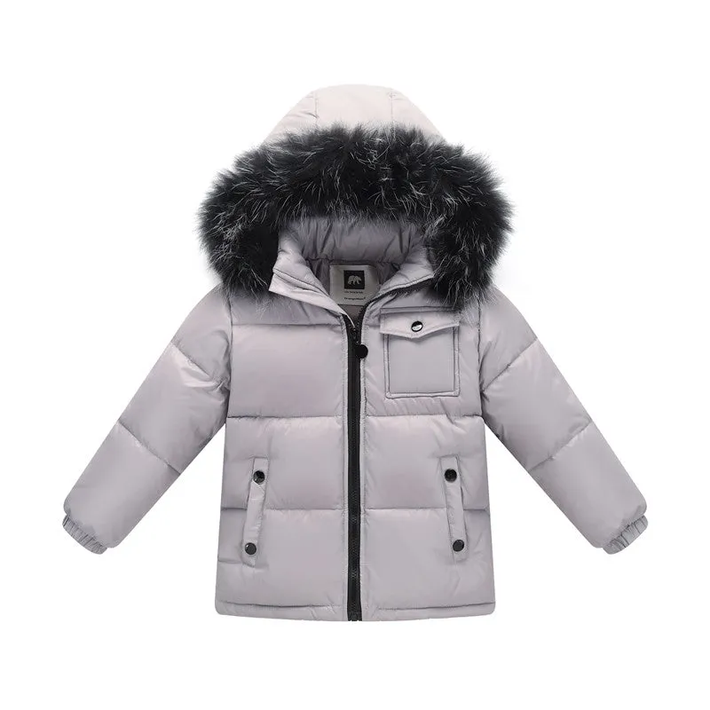 Winter jacket parka for boys coats girls jackets children's clothing snow wear kids outerwear toddler boy clothes