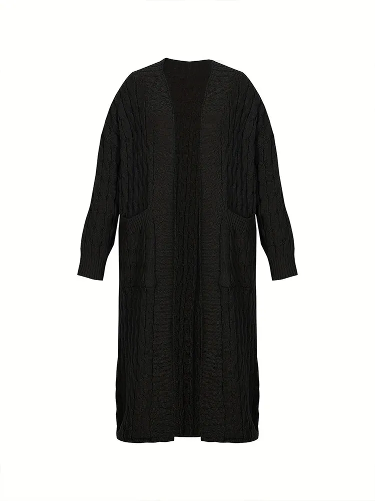 Women Longline Duster Cardigan for Winter