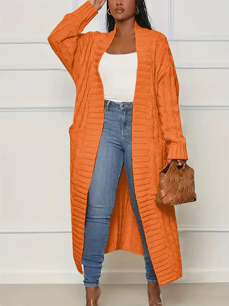 Women Longline Duster Cardigan for Winter