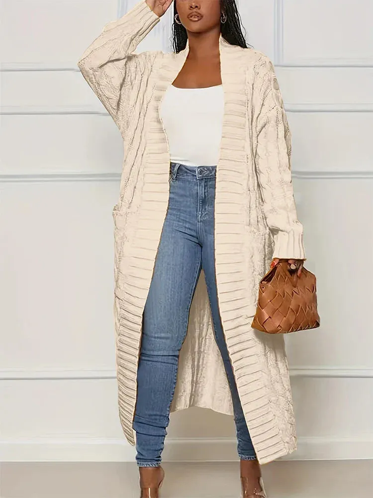 Women Longline Duster Cardigan for Winter