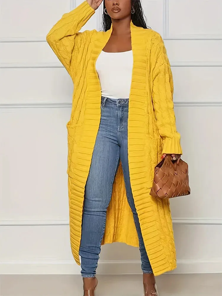 Women Longline Duster Cardigan for Winter